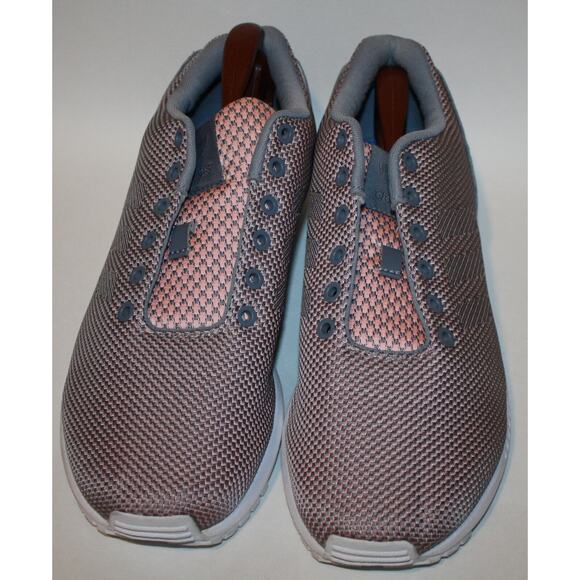 ADIDAS Pink Gray Sneakers Shoes ZX Flux Torsion US 9.5 LN main image 8